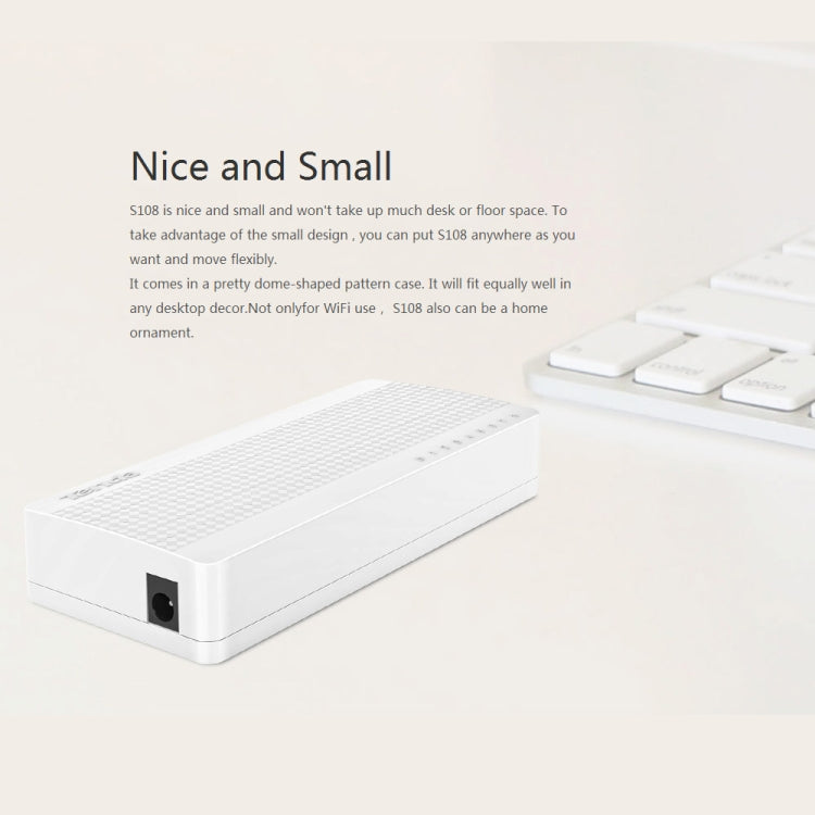 Tenda S108 8 Ports 10 / 100Mbps Fast Ethernet Network Switch LAN HUB, Tenda SG108 8 Ports White Tenda S108 8 Ports 10 / 100Mbps Fast Ethernet Network Switch LAN HUB, Tenda SG108 8 Ports White